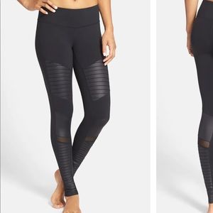 ALO yoga black Moto leggings, S
